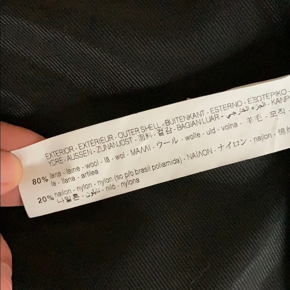 ZARA Basic Masculine Wool Coat Camel - Picture 4 of 5